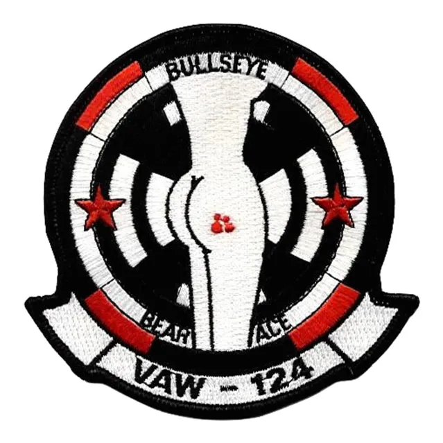U.S. Navy VAW-124 Bullseye Bear Ace Patch