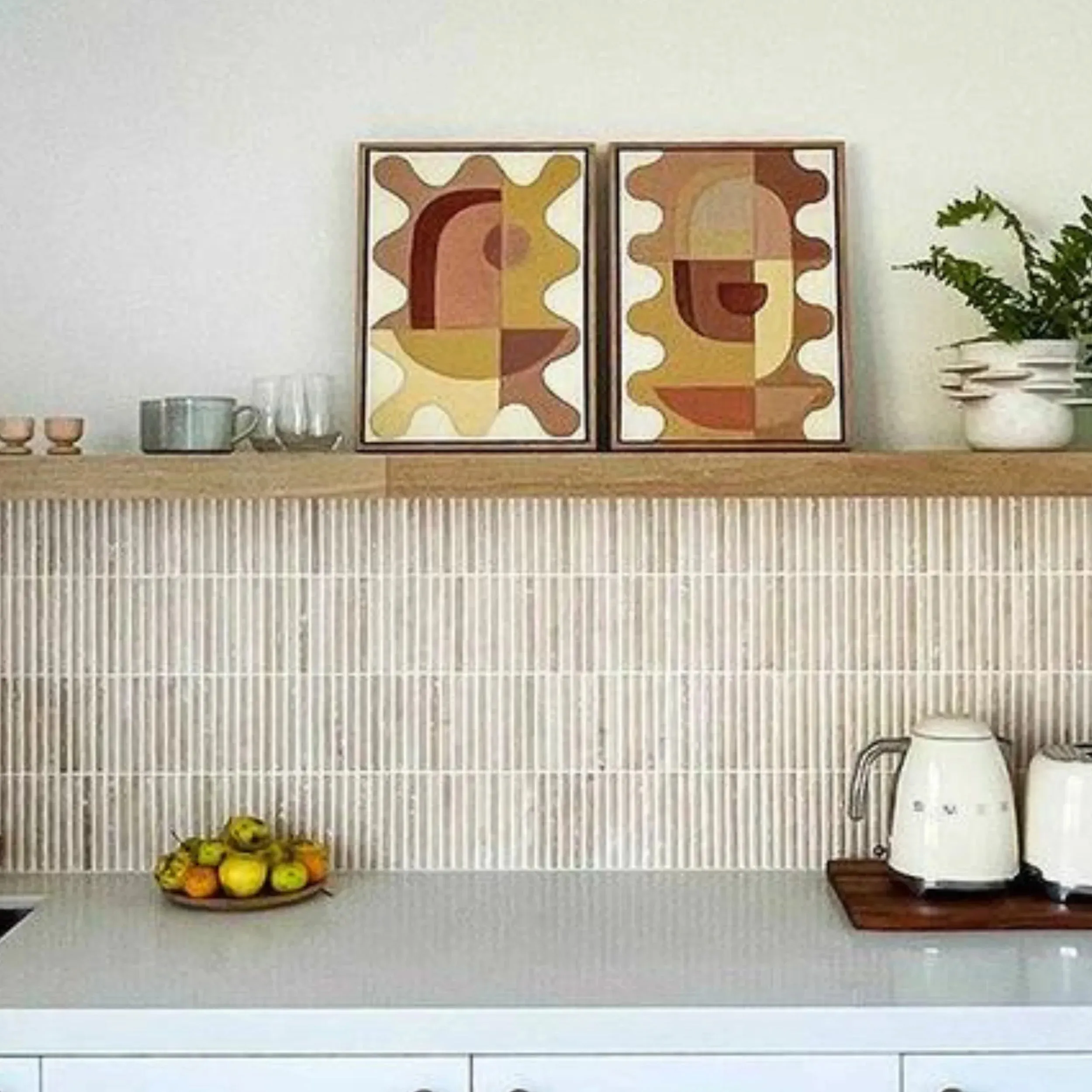 Wiggle Blush Canvas Print 45cm x 30cm